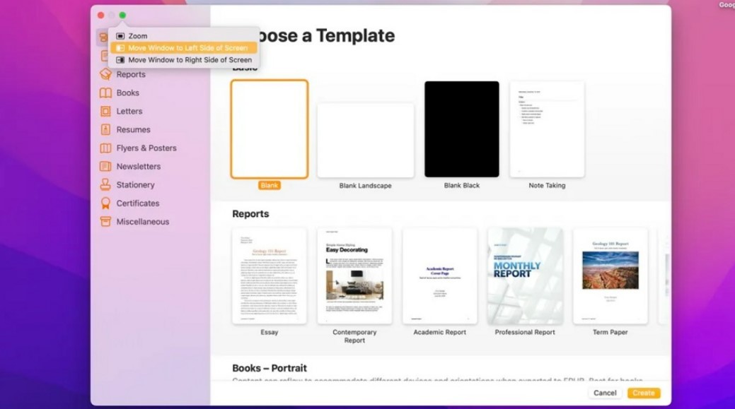 Cara Split View di Macbook 1