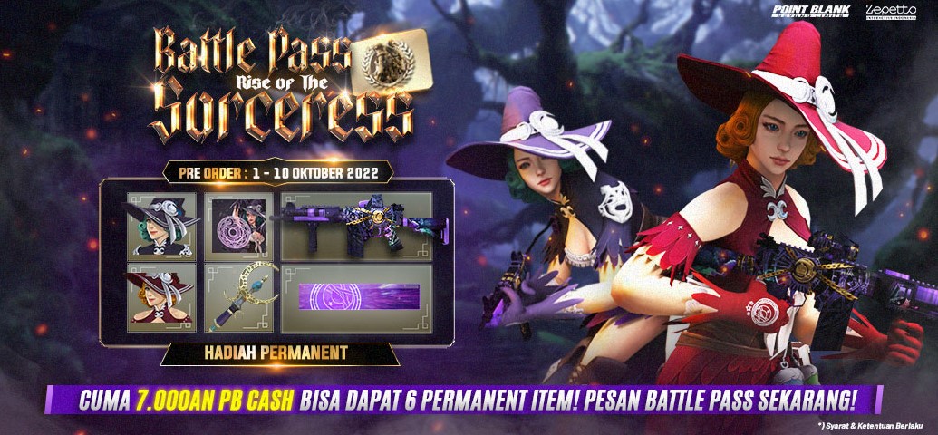 Point Blank Battle Pass Rise of The Sorceress 1