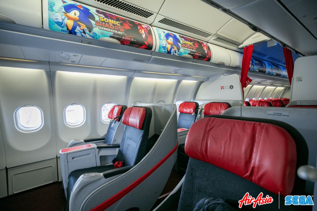 AirAsia Gandeng Sonic dan Persona 5 untuk Hadirkan Pesawat Bertema Gaming yang Keren
