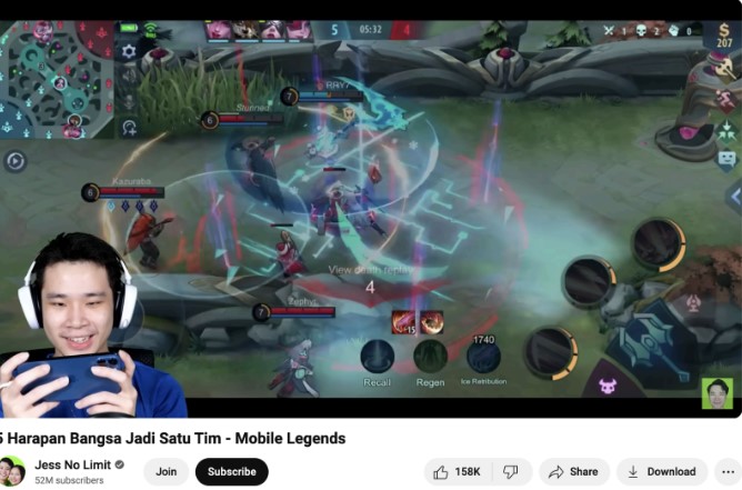 Jess No Limit Pecahkan Rekor Sebagai YouTuber Pertama di Asia Tenggara dengan 50 Juta Subscriber