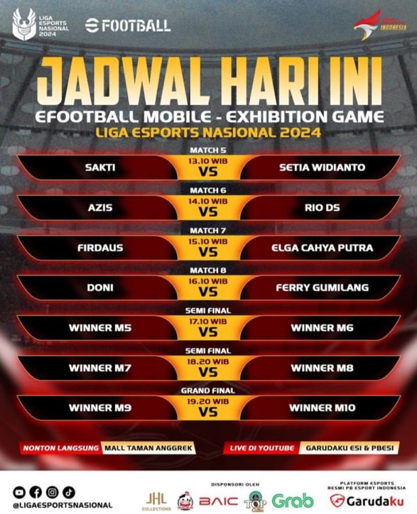 Liga 1 Esports Nasional: Exhibition Turnamen Efootball Mobile Perebutkan Hadiah Rp150 Juta!
