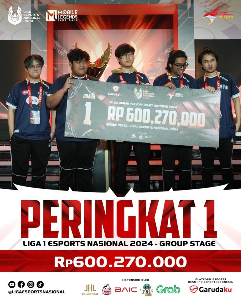 Liga 1 Esports Nasional Selesai Fase Grup: Donkey.ID x GPX dan Kings ke Playoff!