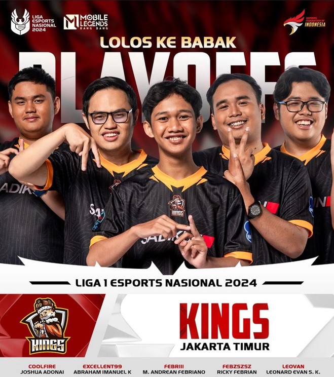 Perjalanan Akhir Menuju Legenda: 6 Tim Terbaik Siap Bersaing di Playoffs Liga 1 Esports Nasional 2024