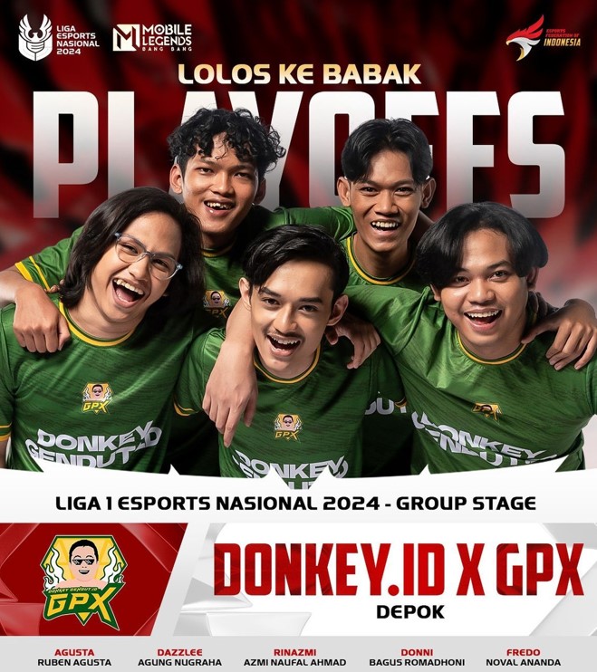 Perjalanan Akhir Menuju Legenda: 6 Tim Terbaik Siap Bersaing di Playoffs Liga 1 Esports Nasional 2024