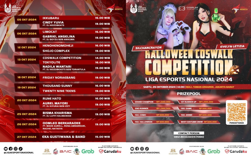 Perjalanan Akhir Menuju Legenda: 6 Tim Terbaik Siap Bersaing di Playoffs Liga 1 Esports Nasional 2024
