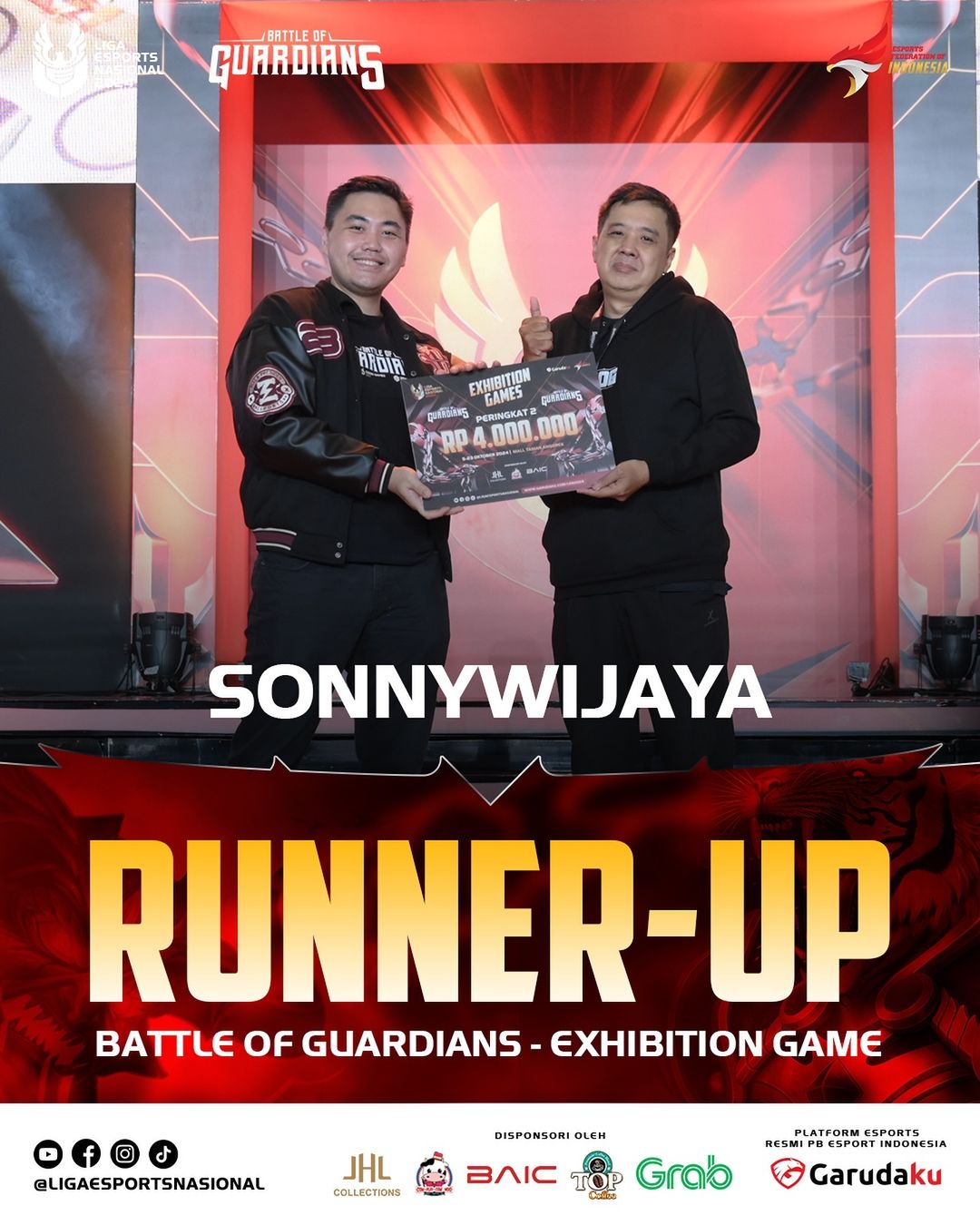 Liga 1 Esports Nasional: Pertandingan Tekken 8 dan Battle of Guardians Berlangsung Sengit, Ini Para Juaranya!