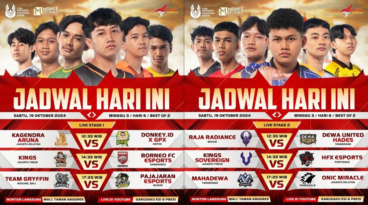 Liga 1 Esports Nasional Memasuki Minggu Ketiga Hari Keenam: Siapa yang Berhak ke Playoff?