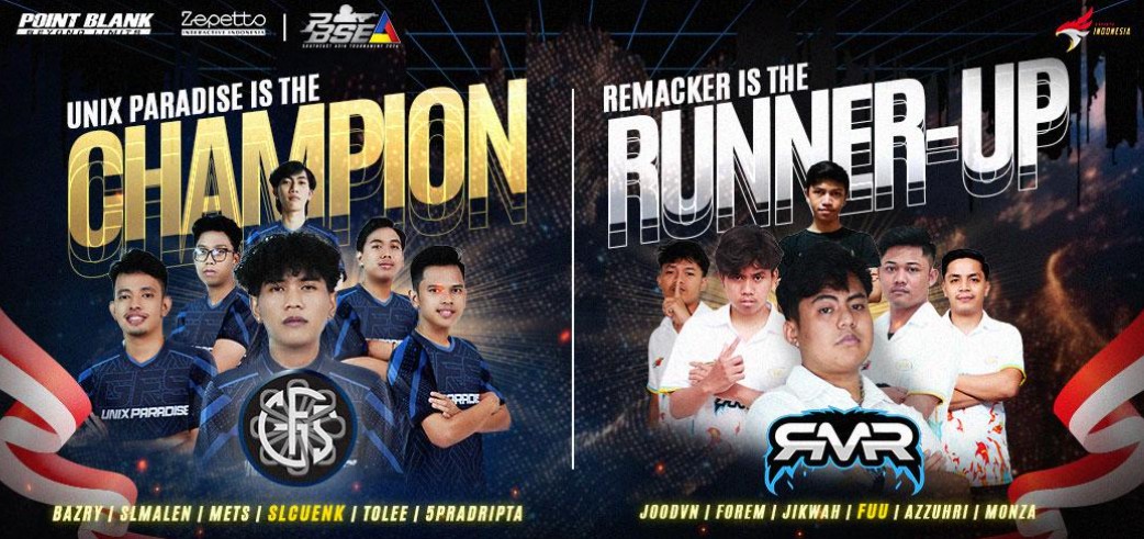 Tim Unix Paradise Asal Indonesia Raih Juara Point Blank Southeast Asia 2024