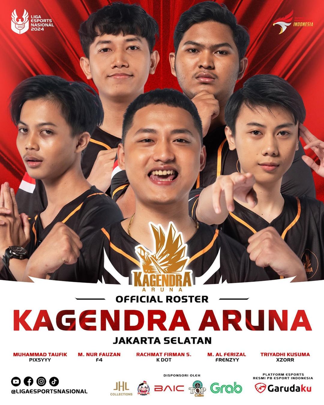 Profil Tim yang Berlaga di Liga 1 Esports Nasional 2024