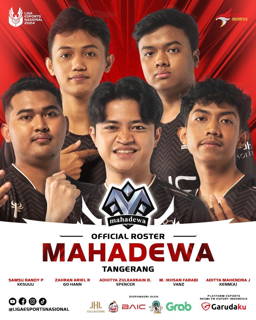 Profil Tim yang Berlaga di Liga 1 Esports Nasional 2024