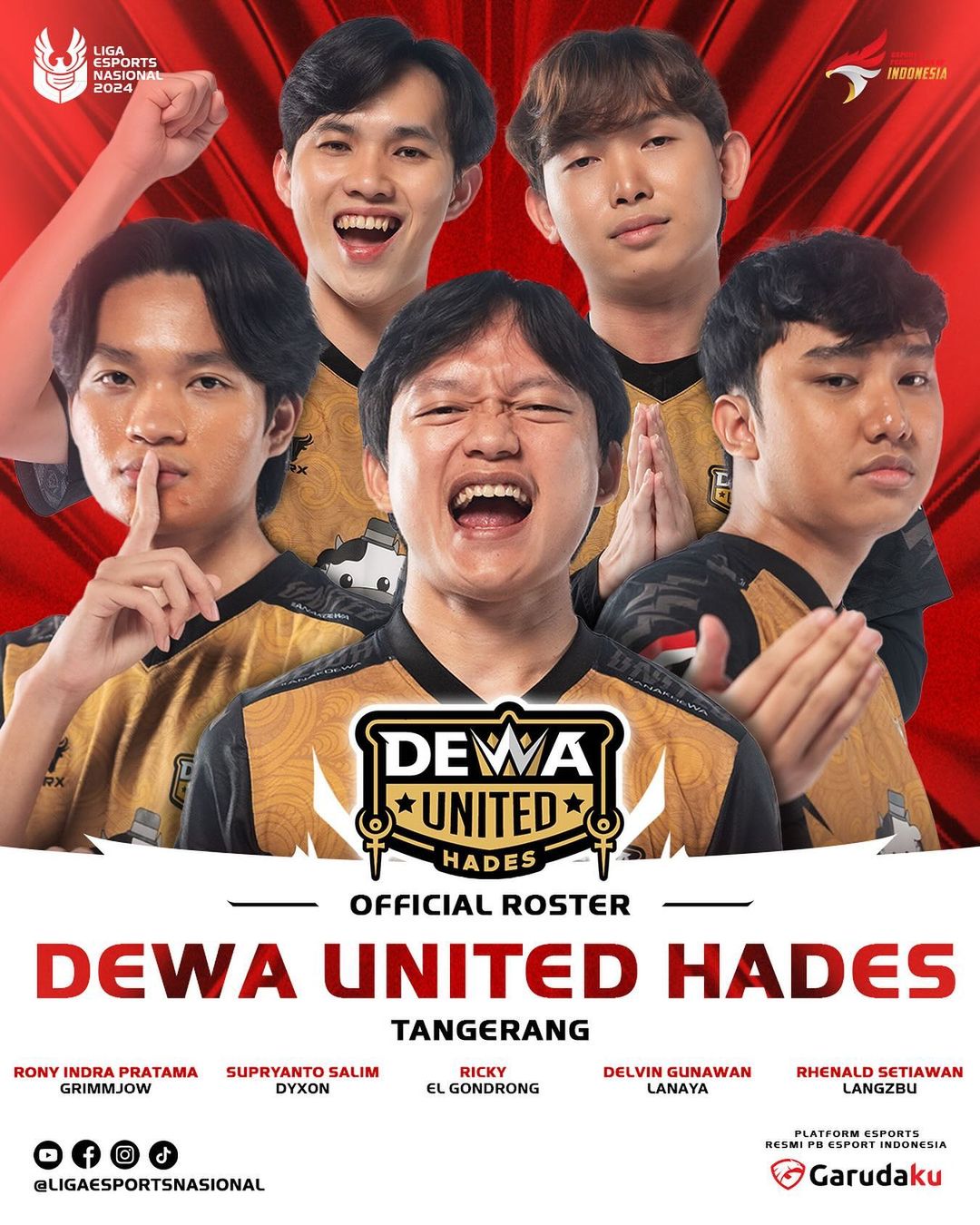 Profil Tim yang Berlaga di Liga 1 Esports Nasional 2024