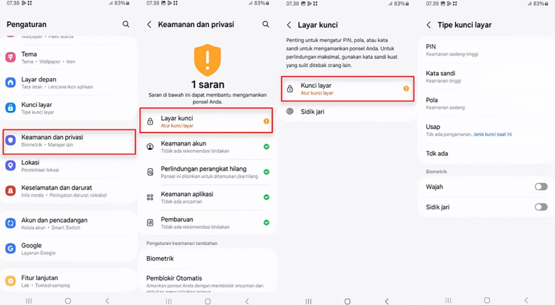 Mau Hape Sejutaan Yang Pasti Aman? Ini Cara Settingnya di Galaxy A06