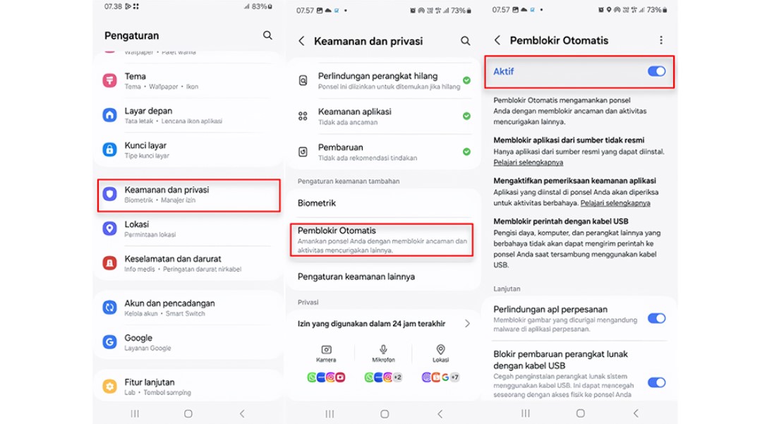 Mau Hape Sejutaan Yang Pasti Aman? Ini Cara Settingnya di Galaxy A06
