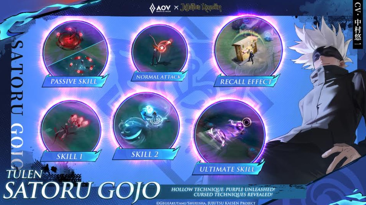 Arena of Valor x Jujutsu Kaisen: Kolaborasi Epik Hadirkan Skin Yuji Itadori dan Satoru Gojo!