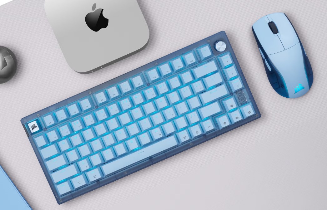 Corsair Rilis Keyboard dan Mouse Gaming Keren untuk Mac, Keyboard K65 Plus Wireless dan Mouse M75 Wireless