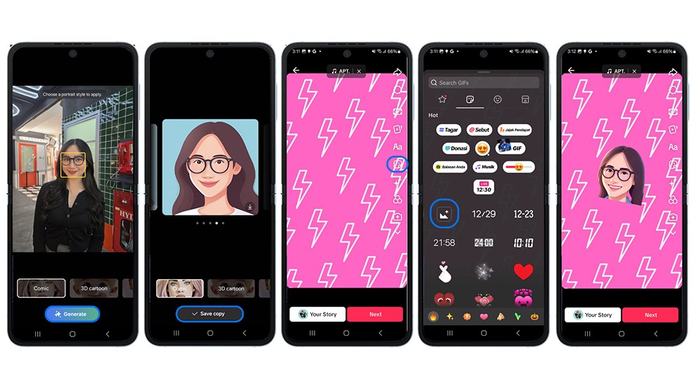 Galaxy Z Flip6, Teman Kreatif Gen Z untuk Konten Viral di Media Sosial