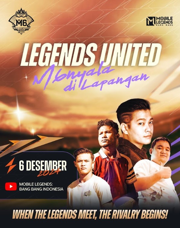 Menyambut M6 World Championship, MLBB Menggelar Event “Legends United: M6nyala di Lapangan” Bersama Pemain Timnas Sepakbola Indonesia
