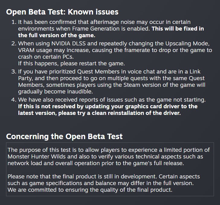Monster Hunter Wilds Tuai Kritik dari Gamer PC, Capcom Janji Atasi Masalah Grafis di Rilis Penuh