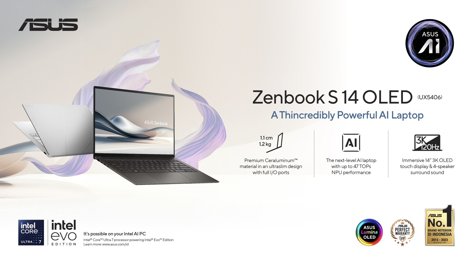 [REVIEW] ASUS Zenbook S 14 OLED (UX5406), Laptop Premium Super Tipis dengan Baterai Tahan Lama