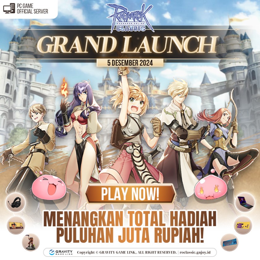 Ragnarok Classic Resmi Hadir di Indonesia, Nostalgia ala Rune Midgard Dimulai!