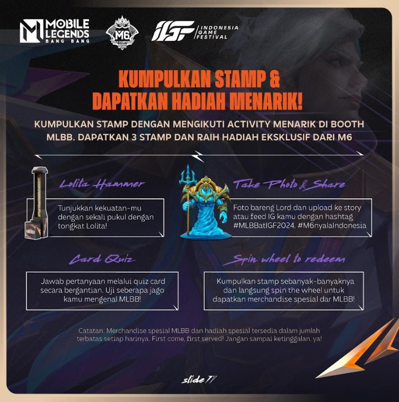 Mobile Legends: Bang Bang Hadir di Indonesia Game Festival 2024! Banyak Aktivitas Seru Hingga Nobar M6!