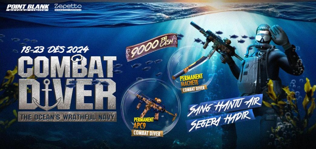 Point Blank Akhiri 2024 dengan Battle Pass Baru: Combat Diver Hanya 9.000 PB Cash