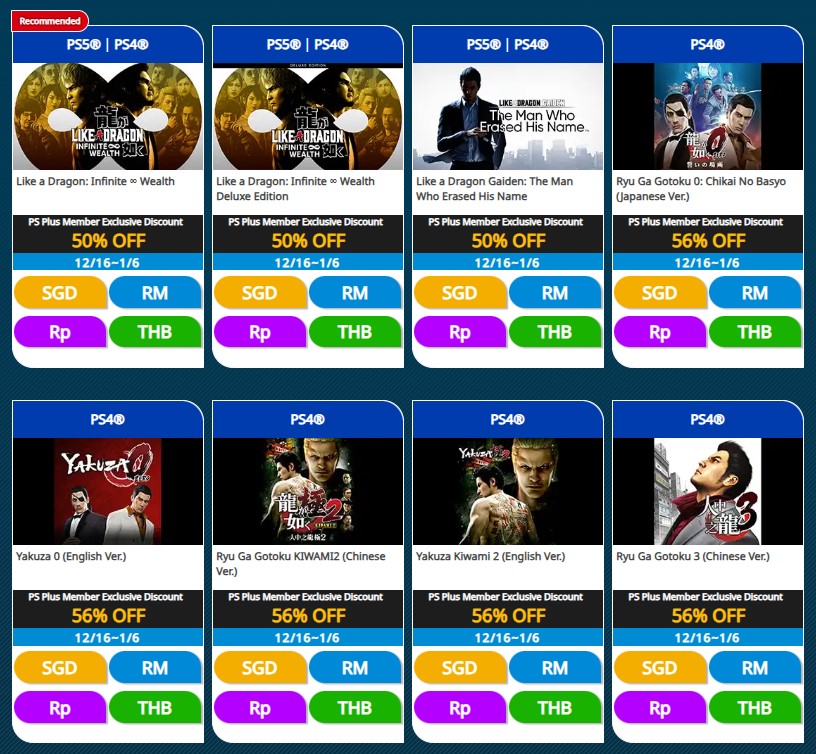 Promo Awal Tahun SEGA: Diskon Besar Game Seri Like a Dragon