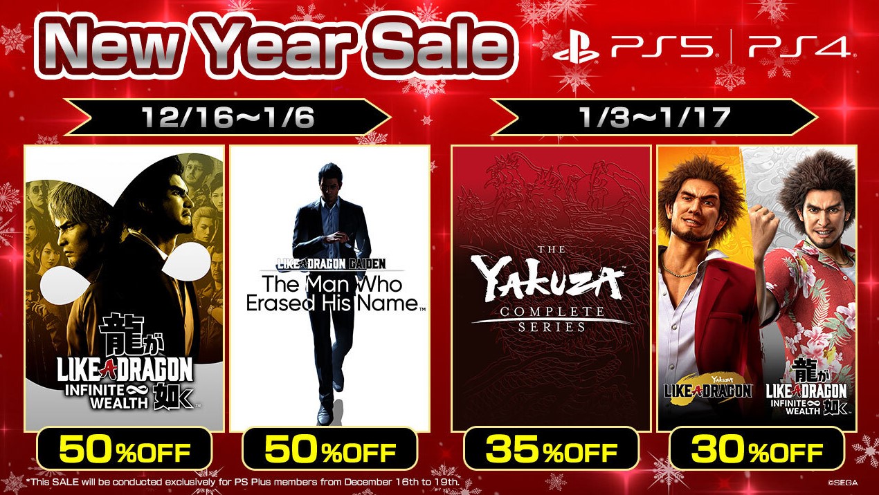 Rayakan Tahun Baru dengan Promo Menarik Like a Dragon dari SEGA!