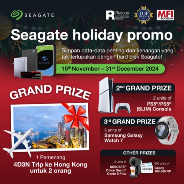 Rekomendasi Hadiah Akhir Tahun: Pilihan Hard Disk dan SSD Terbaik dari Seagate