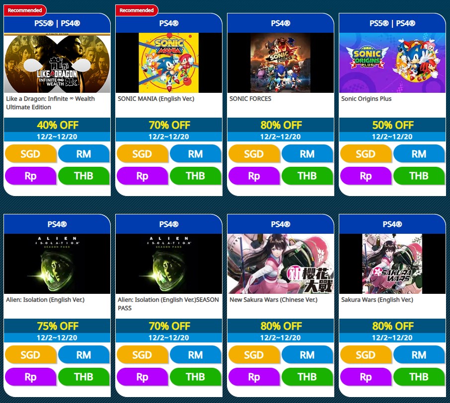 Diskon Besar-Besaran! SEGA Publisher Sale Desember 2024 Resmi Dimulai