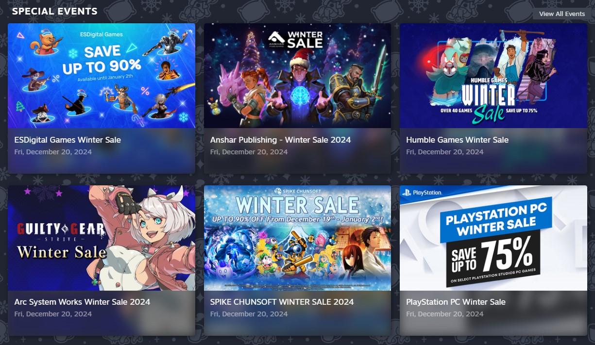 Steam Winter Sale 2024 Telah Dimulai!, Diskon Gila-Gilaan untuk Gamer PC!