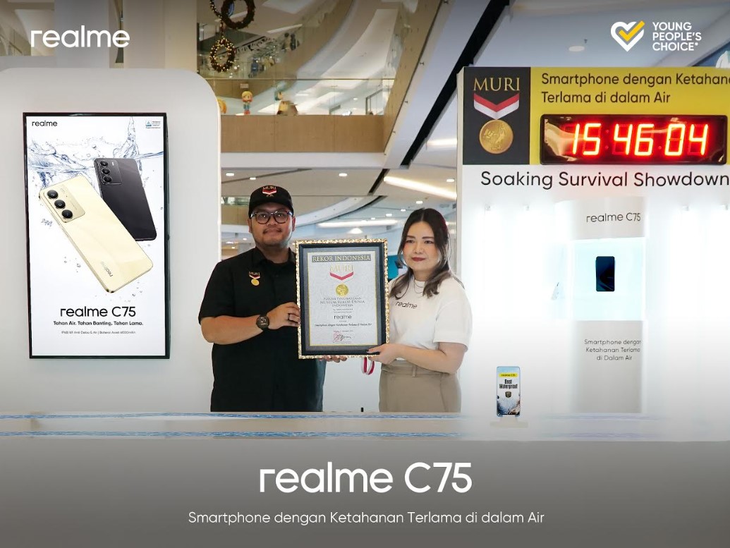 realme C75: Smartphone Tangguh yang Pecahkan Rekor MURI dan Jadi Pilihan Akhir Tahun
