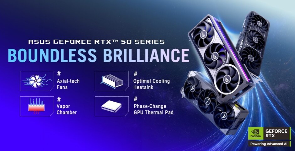 ASUS Umumkan Kartu Grafis GeForce RTX 50 Series: ROG Astral Siap Mengguncang Dunia Gaming!