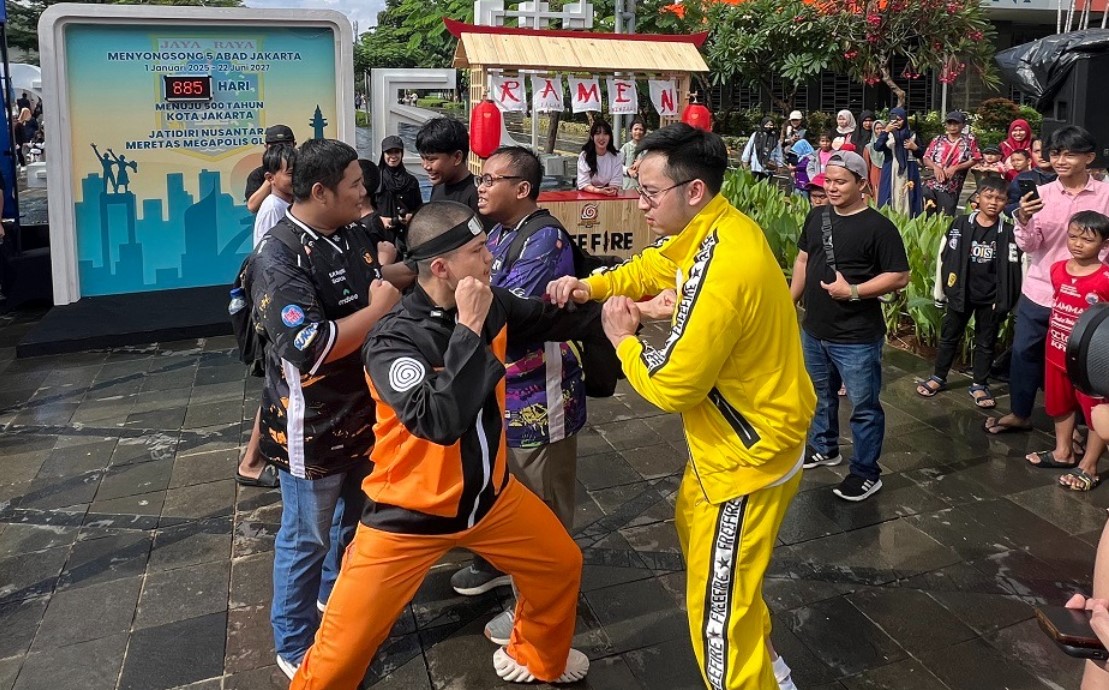 Kolaborasi Free Fire x Naruto Hadirkan Konoha di Kota Tua, Jakarta!