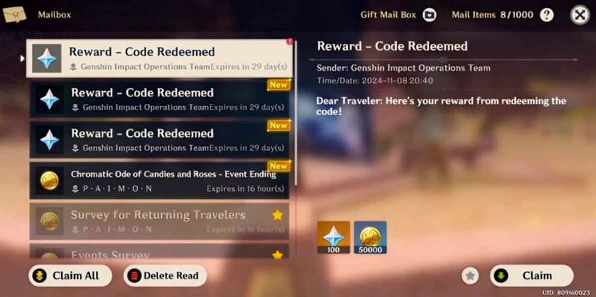 Hadiah Gratis di Genshin Impact! Ini Kode Redeem Terbaru yang Wajib Kamu Klaim