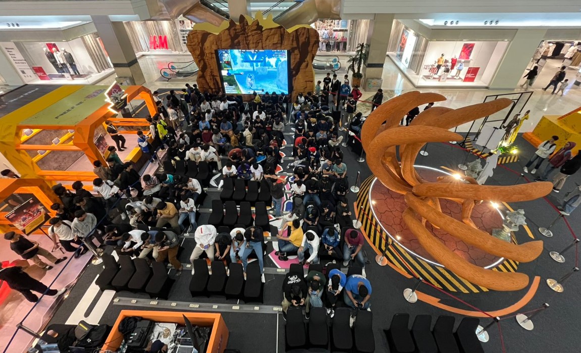 Kyubi Raksasa Mendarat di Mal Kota Kasablanka: Sambut Kolaborasi Epik Free Fire x Naruto Shippuden