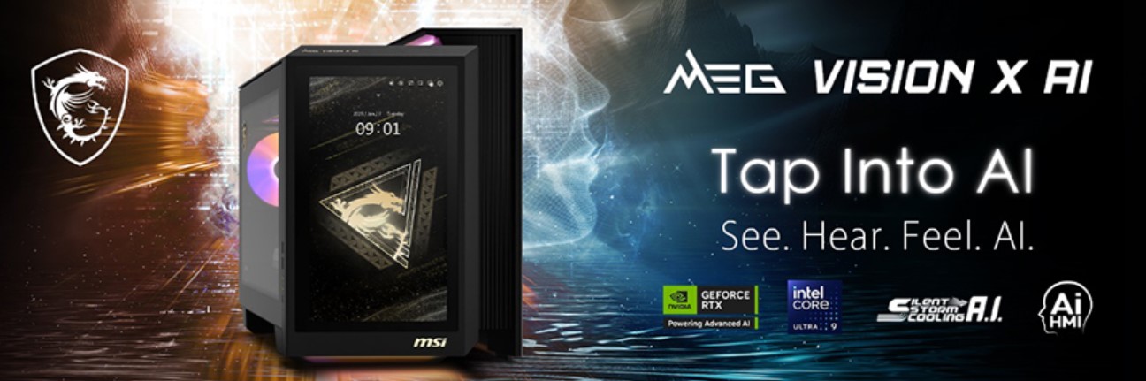MSI Luncurkan Cubi NUC AI Series dan MEG VISION X AI 2nd: Mini PC dan Desktop Gaming Berbasis AI!