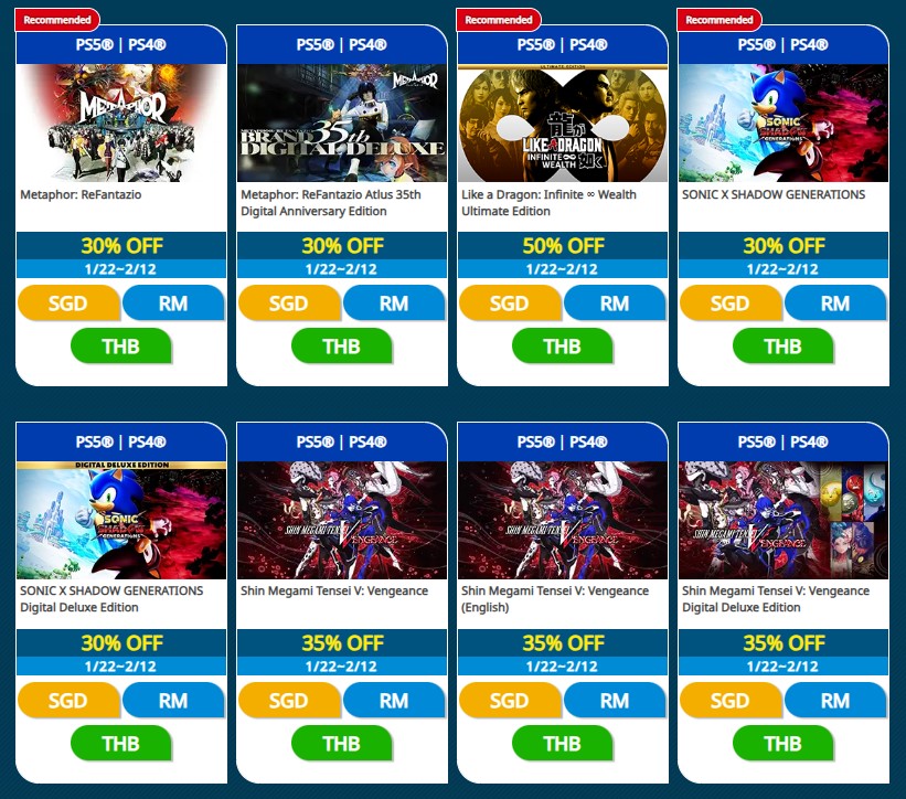 Promo SEGA Year of the Snake Sale: Diskon Gila-Gilaan untuk Gamer PS4 dan PS5!