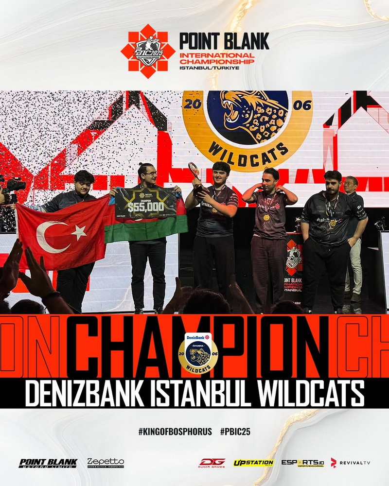 Denizbank Istanbul Wildcats Juara PBIC 2025, Tim Indonesia Berjuang Hingga Semifinal