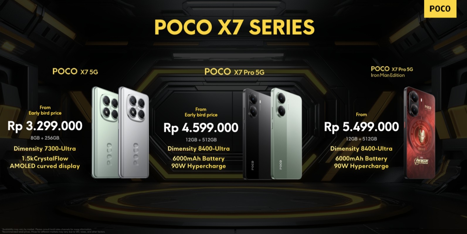POCO X7 Series Resmi Hadir di Indonesia, Ini Spesifikasi dan Harganya!