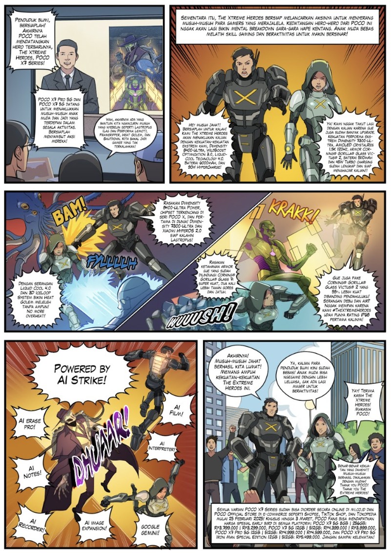 POCO X7 Series Resmi Hadir di Indonesia, Ini Spesifikasi dan Harganya!