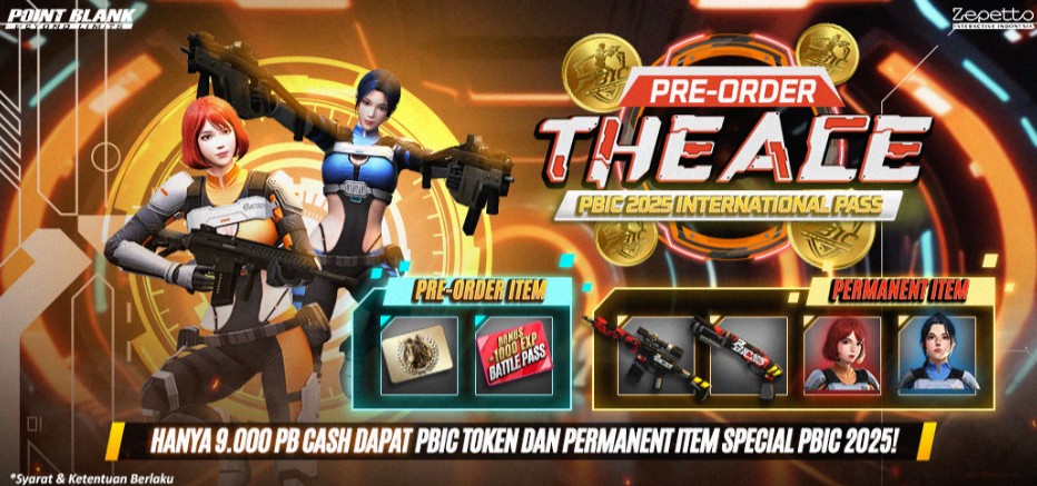 Pre-Order Battle Pass The ACE untuk PBIC 2025 Dibuka, Cuma Rp 75 Ribu Dapat Banyak Item Permanen!