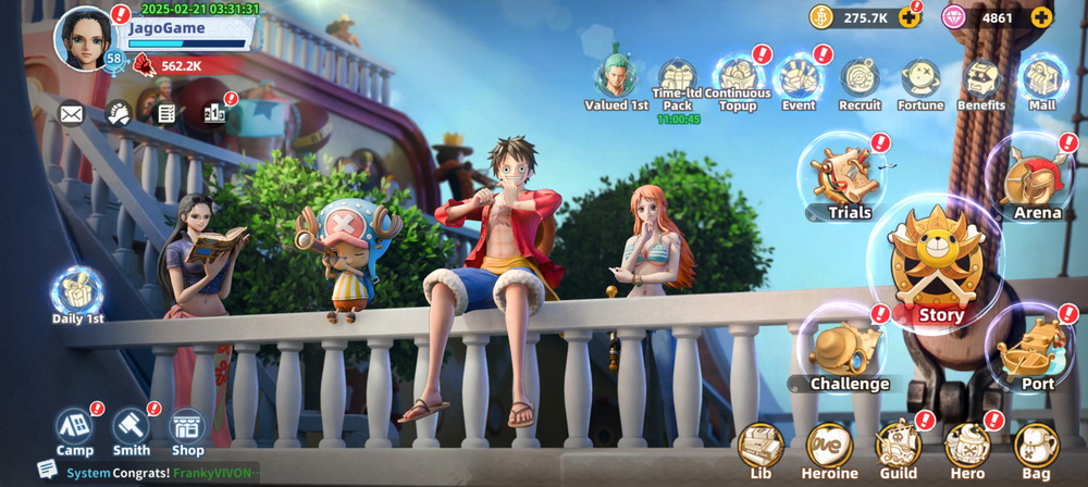 [REVIEW] OP: Sailing Kingdom – Game Mobile Seru untuk Penggemar One Piece!