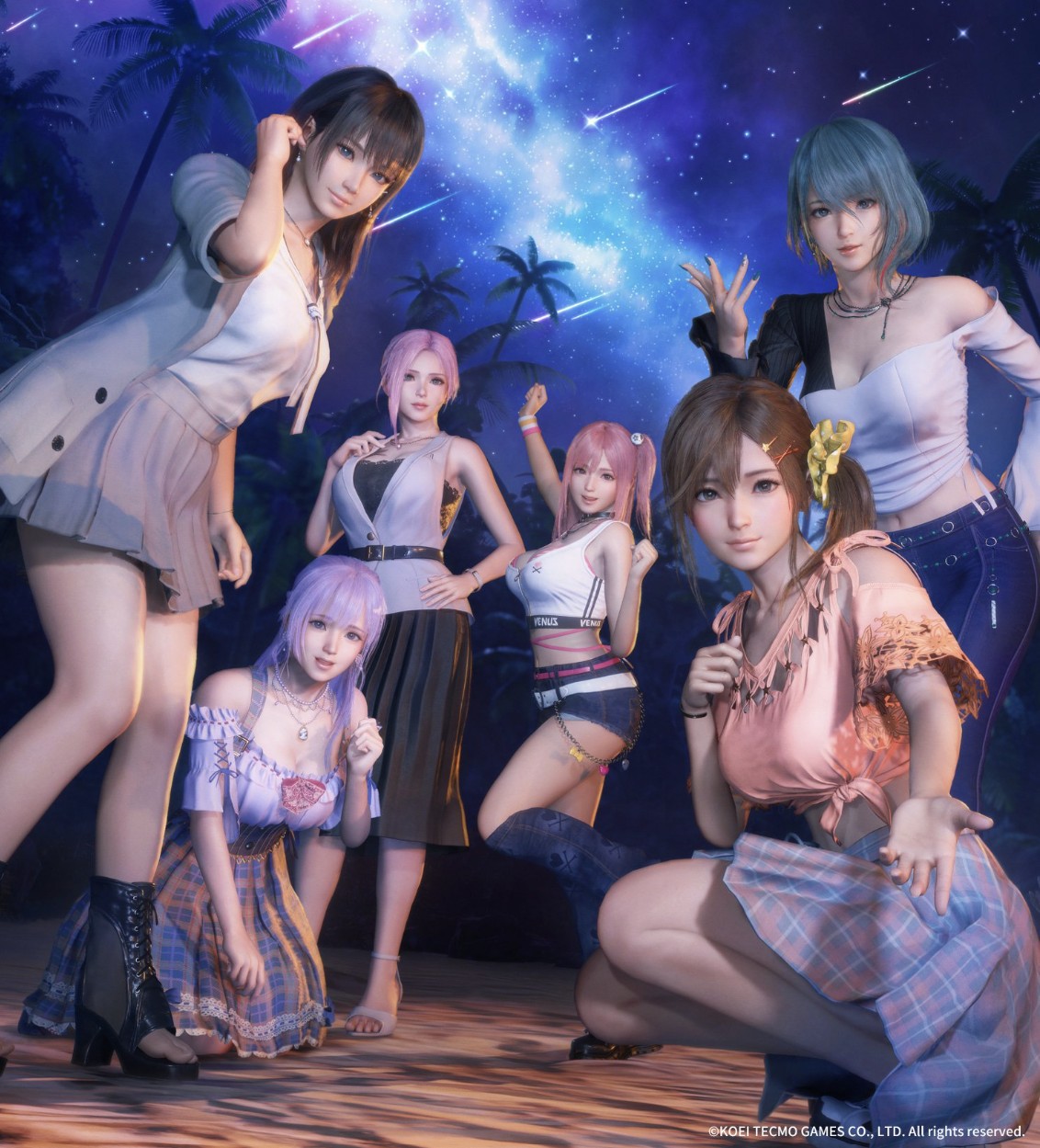 Venus Vacation PRISM: DEAD OR ALIVE Xtreme Hadirkan Kolaborasi Spesial dengan Illustrator Yom!