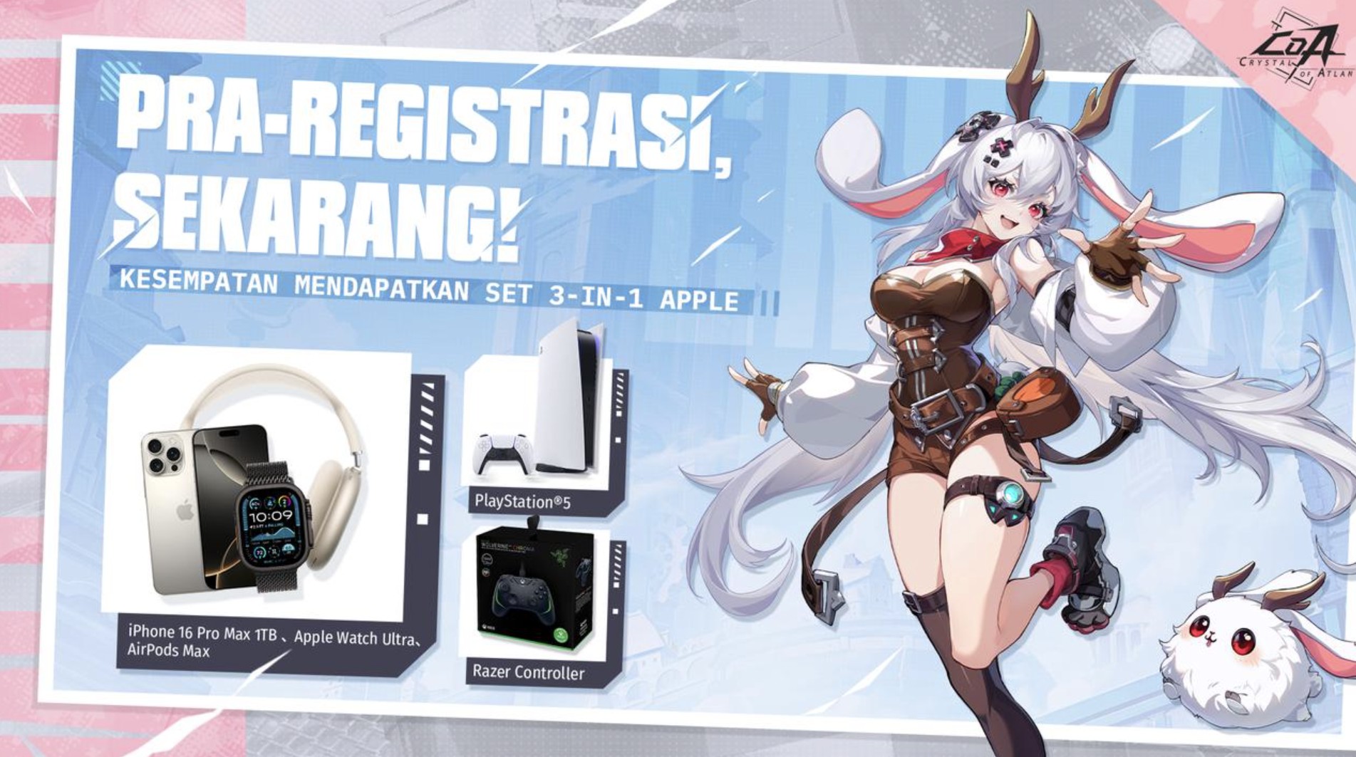 Crystal of Atlan Buka Pra-registrasi Global, Hadiah Eksklusif Menanti!