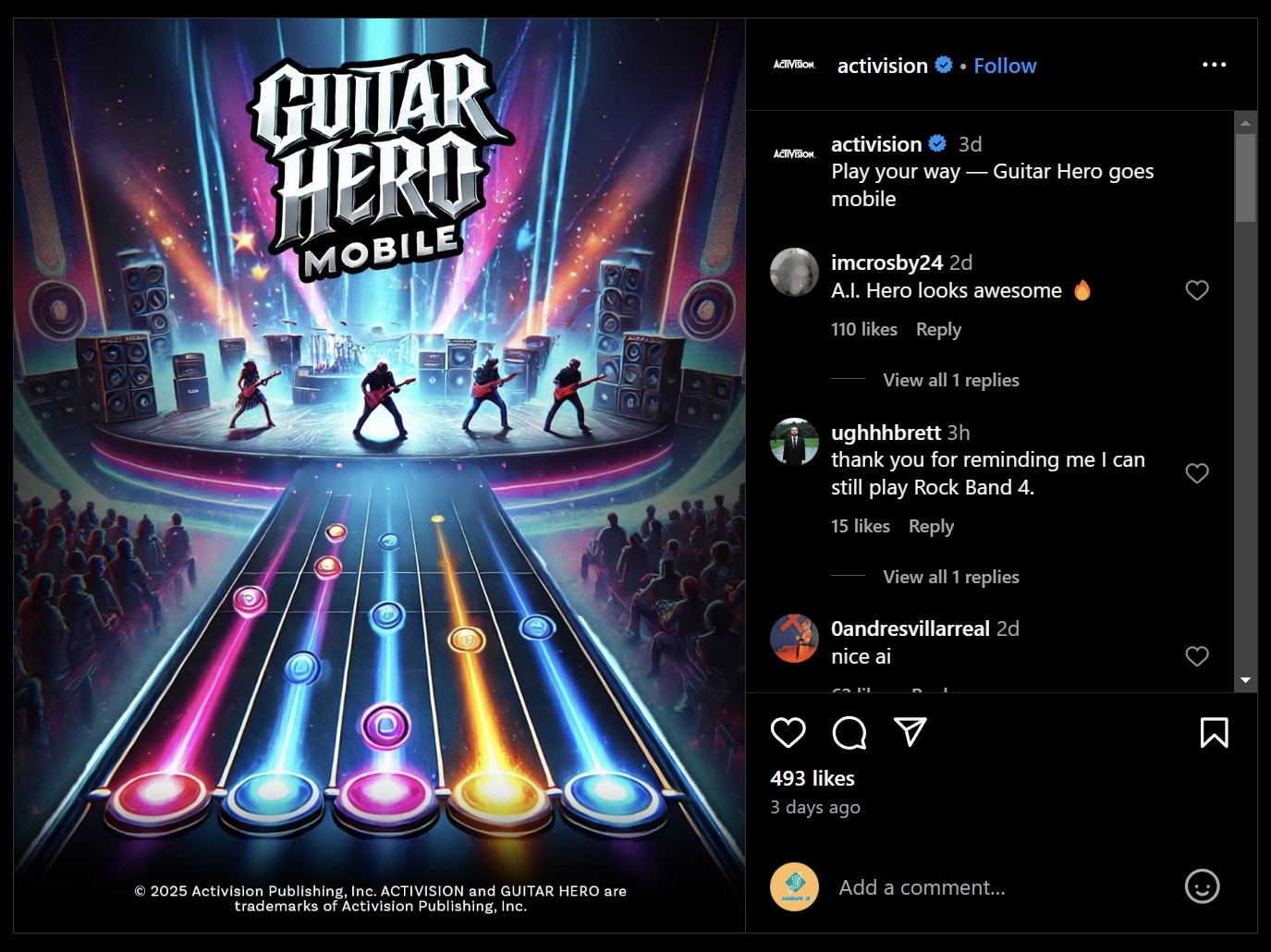 Guitar Hero Kembali Setelah 10 Tahun, Tapi Bukan Seperti yang Kita Harapkan