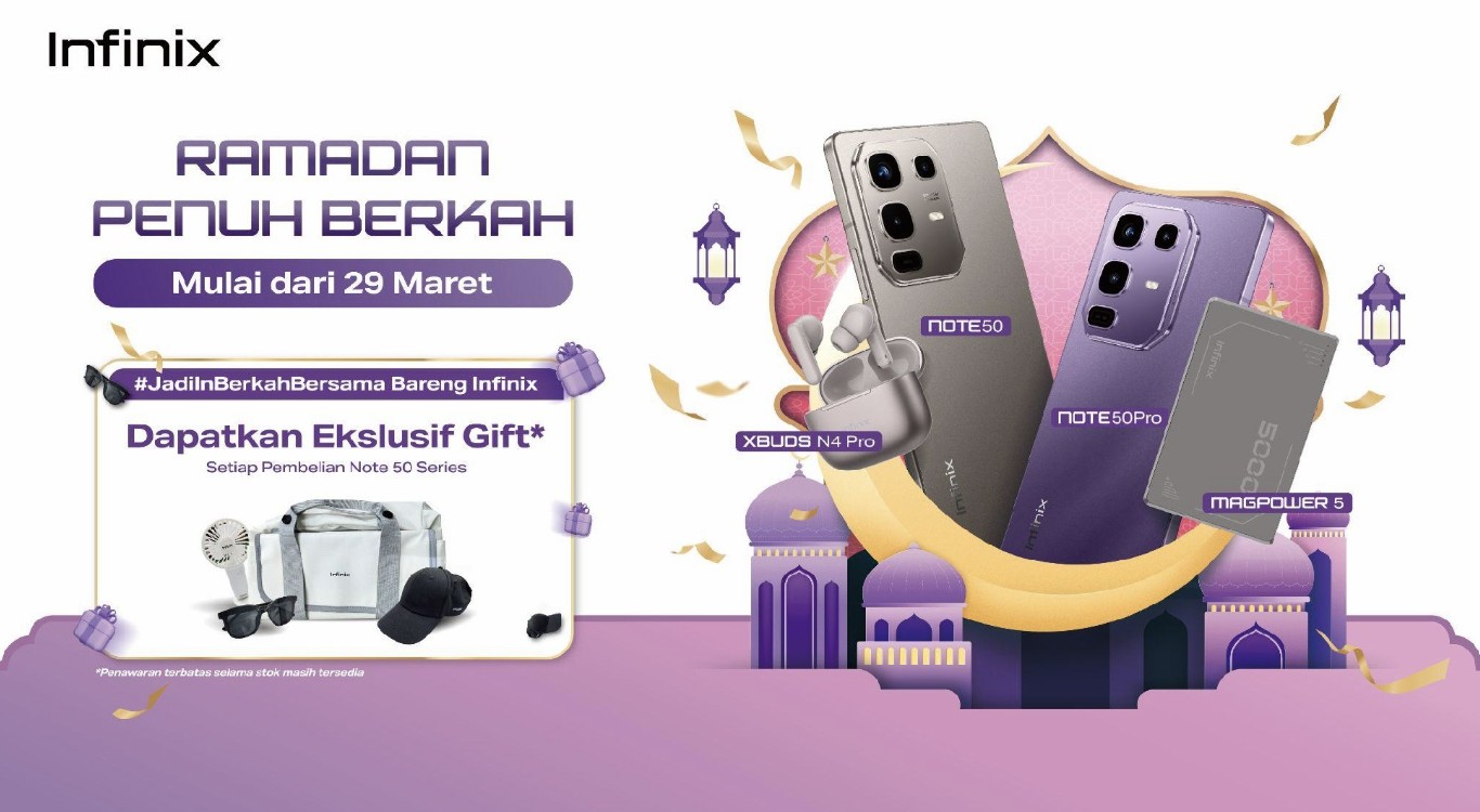 Infinix Hadirkan Promo Ramadan, Diskon Hingga Rp600 Ribu dan Hadiah Eksklusif!