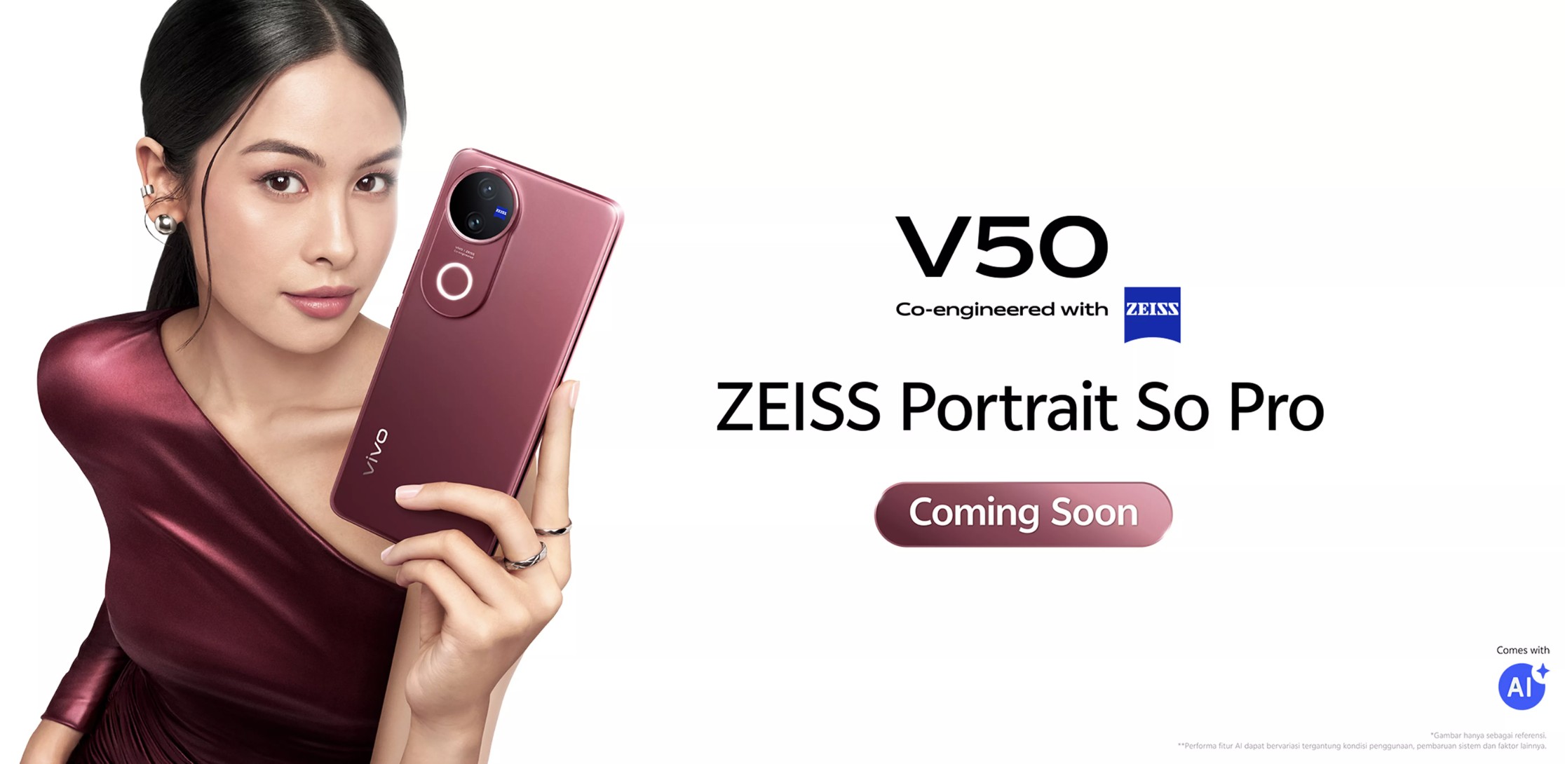 vivo V50 Segera Hadir di Indonesia dengan Warna Harmony Red dan Desain Rounded-Edge yang Nyaman Digenggam