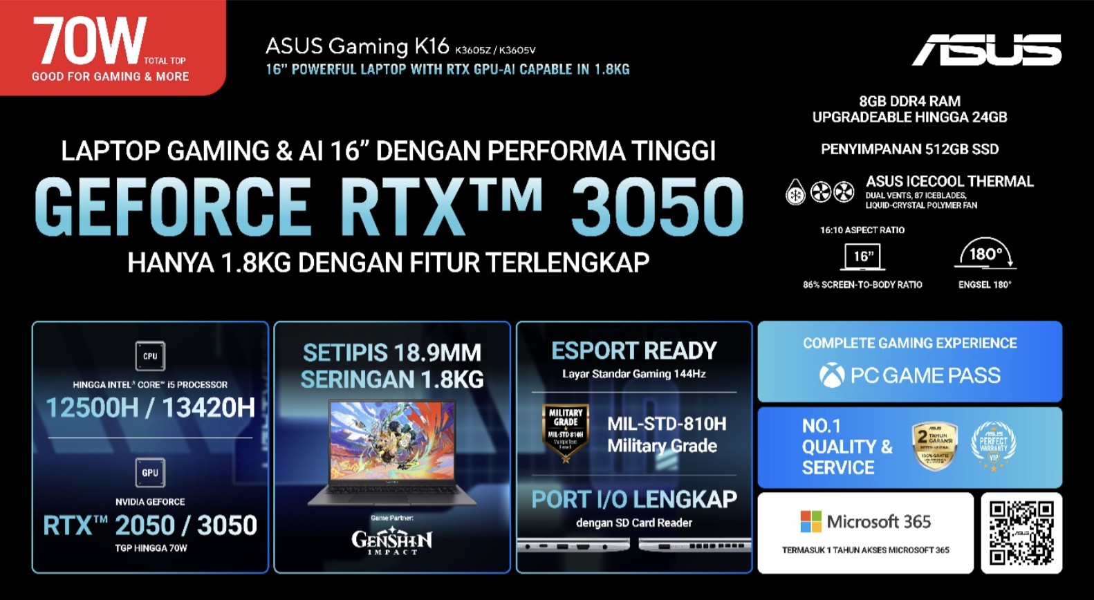 ASUS Gaming Series Hadir di Indonesia, Laptop Gaming Terjangkau Mulai dari 10 Jutaan!