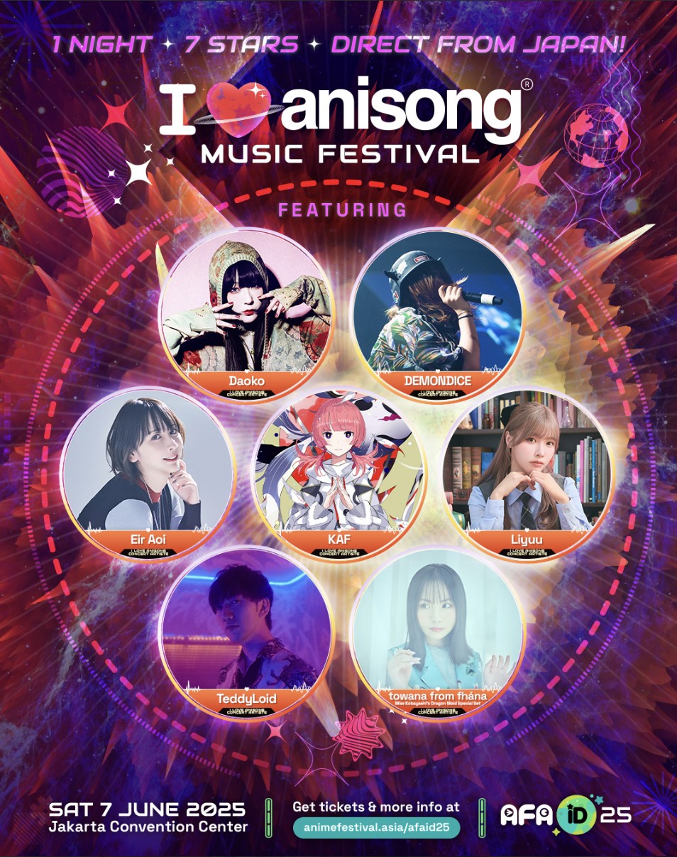 Anime Festival Asia Indonesia 2025 Siap Digelar Kembali di Jakarta, Hadirkan Deretan Artis dan Aktivitas Spektakuler